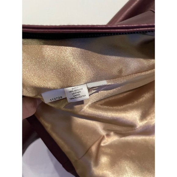 NWOT 100% Genuine Leather Ann Taylor Jacket - Picture 6 of 9